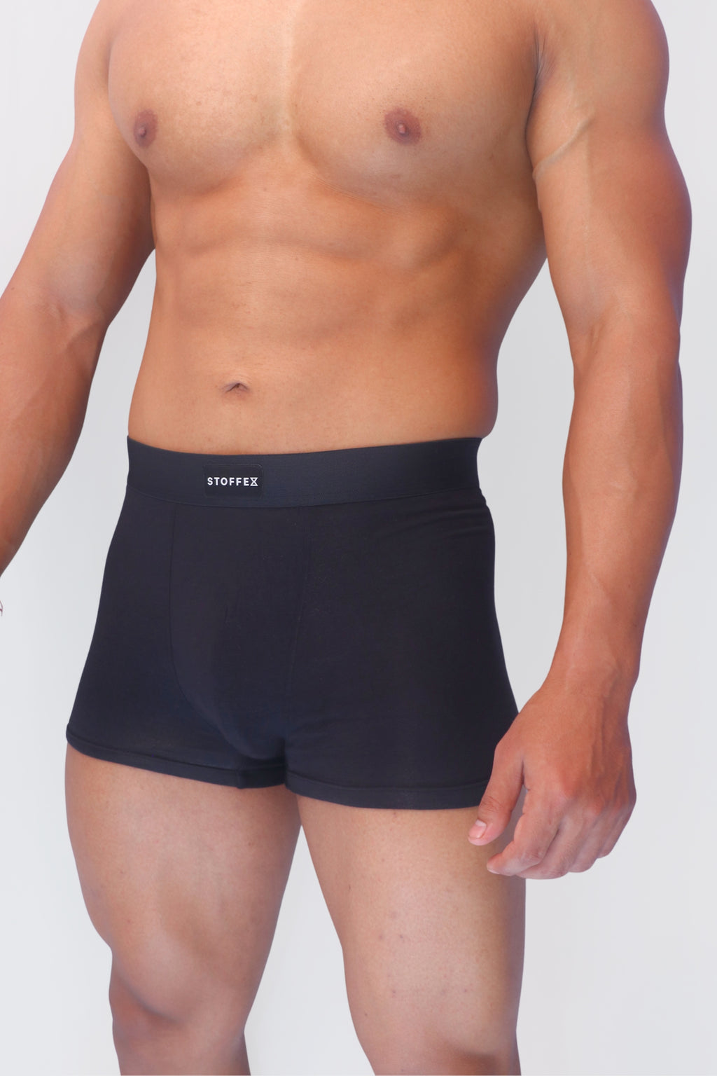 Black Premium Cotton-Modal fabric Trunk