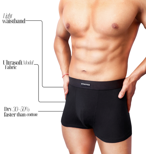 Black Premium Modal fabric Trunk